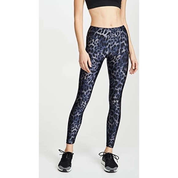 Koral Drive Cheetara Leggings, Blue Cheetah Print 215 - Picture 1 of 8
